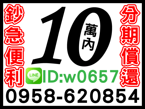 當日放款，10萬火急，我幫你